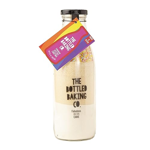 Bottled Baking Co Fabulous Unicorn Cake Mix, Premade Cake Mix With Method And Instructions For Family And Childrens Baking (Makes Approx. 16 Cake Slices)