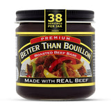 Better Than Bouillon Premium Roasted Beef Base, Makes 38 Cups of Broth, 8 oz