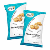 Jody’s Peanut Butter Popcorn 2-Pack Bundle | Gourmet Sweet & Nutty Snack Bags | 7.5oz Each | Crunchy Coated Kernels with Creamy Peanut Flavor |
