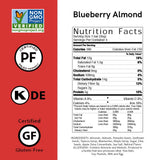 Caveman Foods Grain-Free Granola Bar Blueberry Almond 4 Count Box (Pack of 3)
