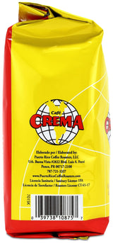 Cafe Crema Ground Coffee from Puerto Rico, 8 ounce bag (Pack of 1)