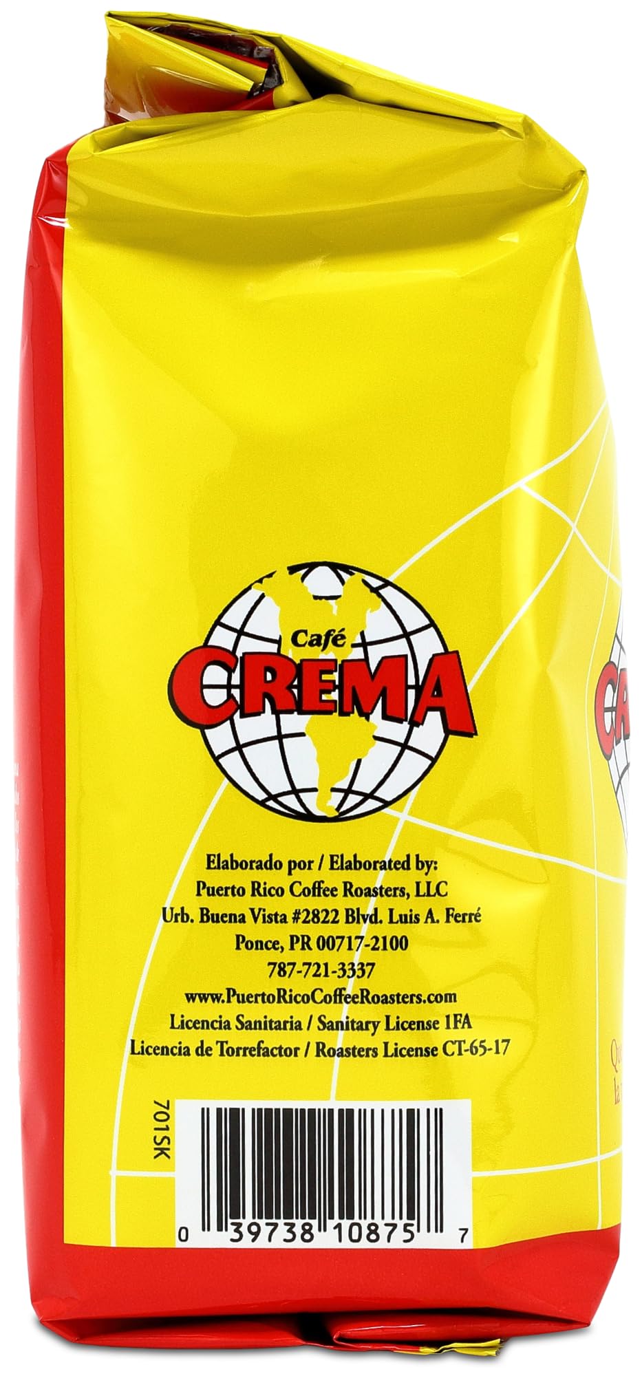 Cafe Crema Ground Coffee from Puerto Rico, 8 ounce bag (Pack of 1)