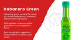 Mexico Lindo Green Habanero Hot Sauce | Real Green Habanero Chili Pepper | 75,900 Scoville Level | Enjoy with Mexican Food, Seafood & Pasta | 5 Fl Oz