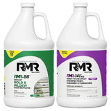 RMR Brands DIY Mold Remover Bundle - Complete Mold Killer & Stain Remover Bundle - Mold and Mildew Prevention Kit, Disinfectant Spray, Includes 2-1