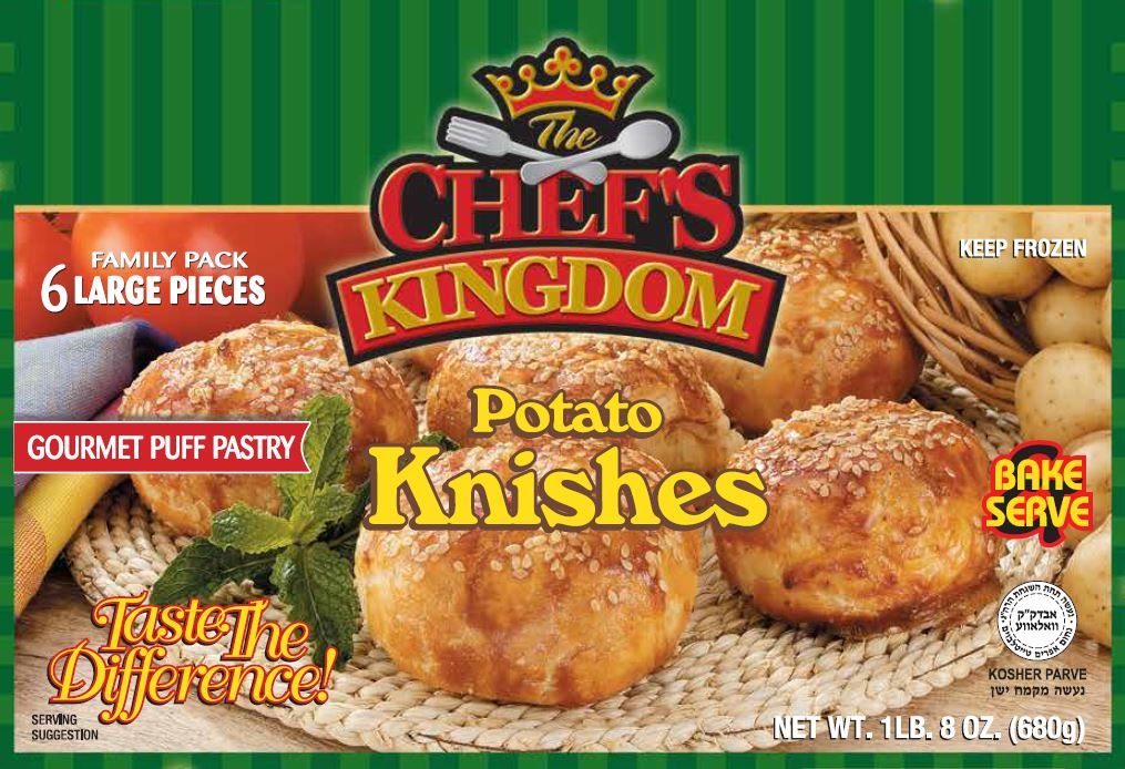 Potato Knishes Puff Pastry, 4 oz (Pack of 6)