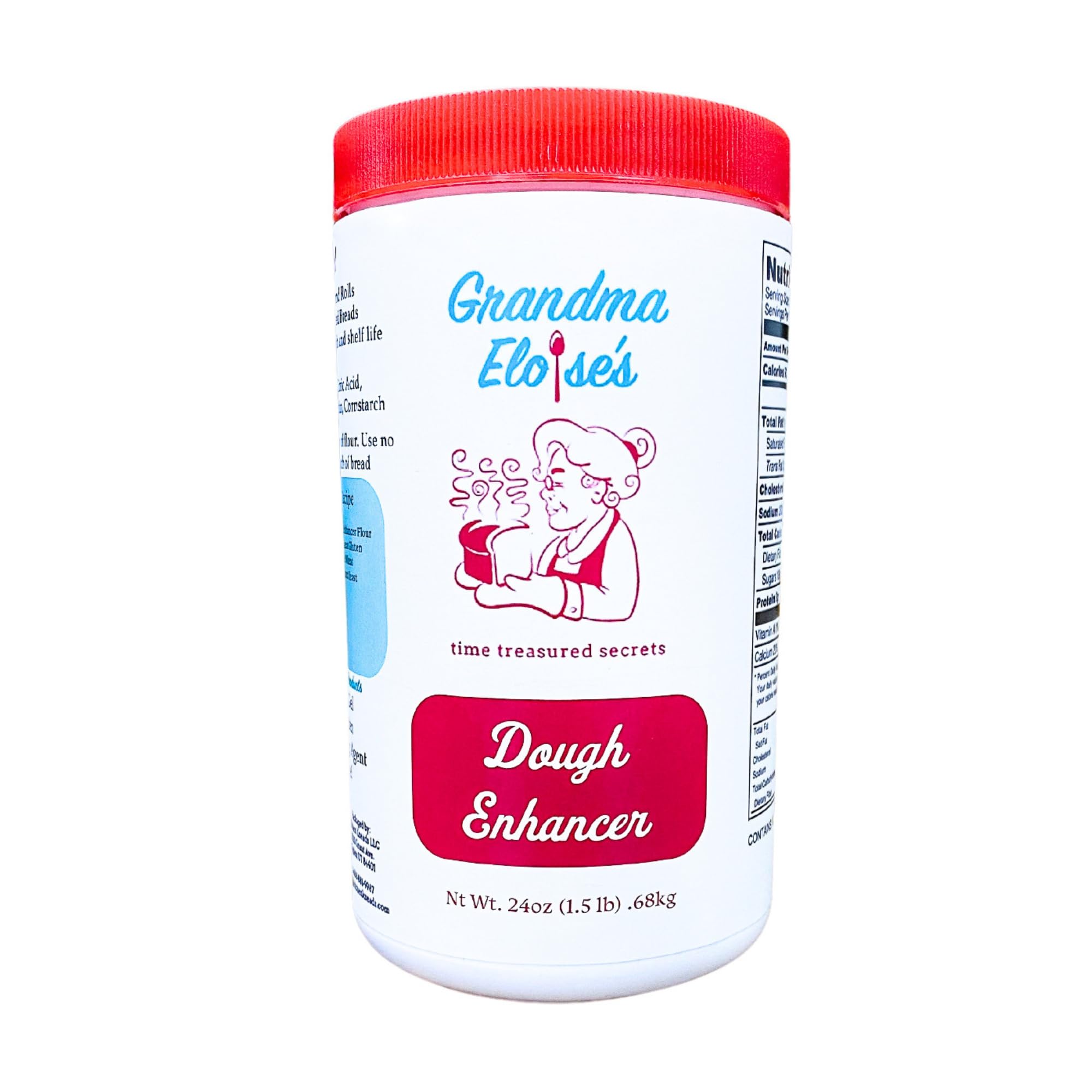 Grandma Eloise’s Dough Conditioner for Bread Baking - 24 Oz - Improves Rise, Texture & Shelf Life - Makes Soft, Fluffy Whole Wheat & White Bread