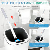 2026 Disposable Toilet Brush and Holder Set, Disposable Toilet Bowl Cleaning System with Aromatherapy Refills, Cleaning Wand with Storage Case