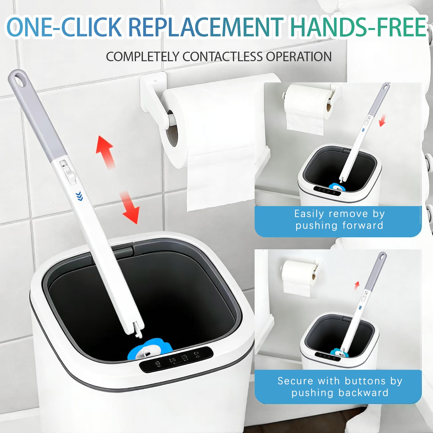 2026 Disposable Toilet Brush and Holder Set, Disposable Toilet Bowl Cleaning System with Aromatherapy Refills, Cleaning Wand with Storage Case