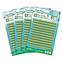 Lemon Scent Bio-Flow Drain Strips - 48 Strips | L-Wash Drain Cleaner & Odor Remover Sticks - Keeps Pipes Fresh