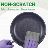 Olivia tree 5pcs Monotone Dish Washing Net Cloths, Dish mesh net,Scourer, Quick Dry, Perfect Scrubber for Washing Dishes 11" X 11" Dish scubber