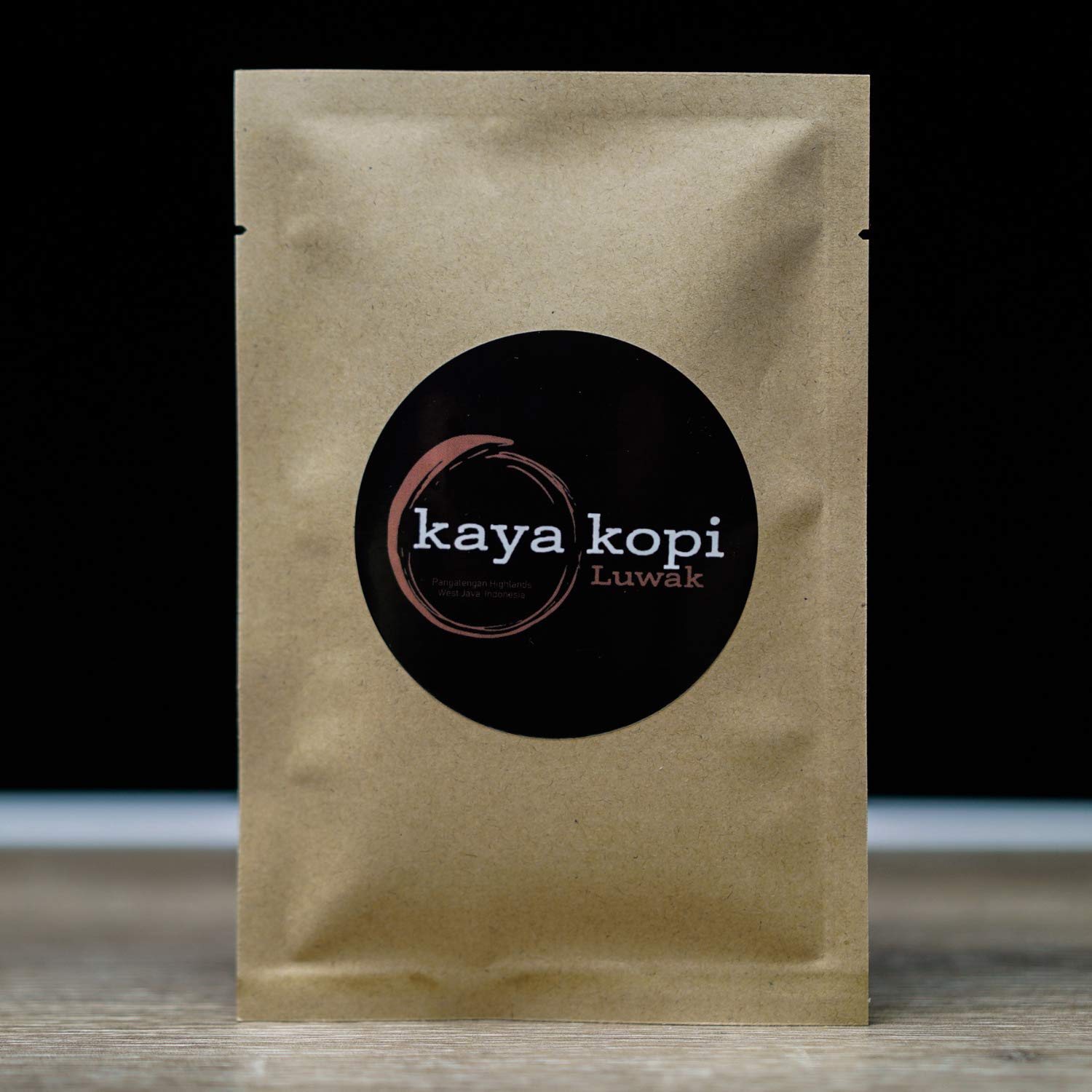 Kaya Kopi Premium Kopi Luwak From Indonesia Wild Palm Civets Arabica Coffee Beans (Medium Roast, 1.76 Ounce (Pack of 1))