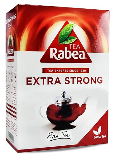 RABEA Extra Strong Black Tea Pure Oriental Teas Natural Traditional Arabic Arabian Saudi Arabia Strong Rich Taste Breakfast (3.52 oz / 100 gm) ???