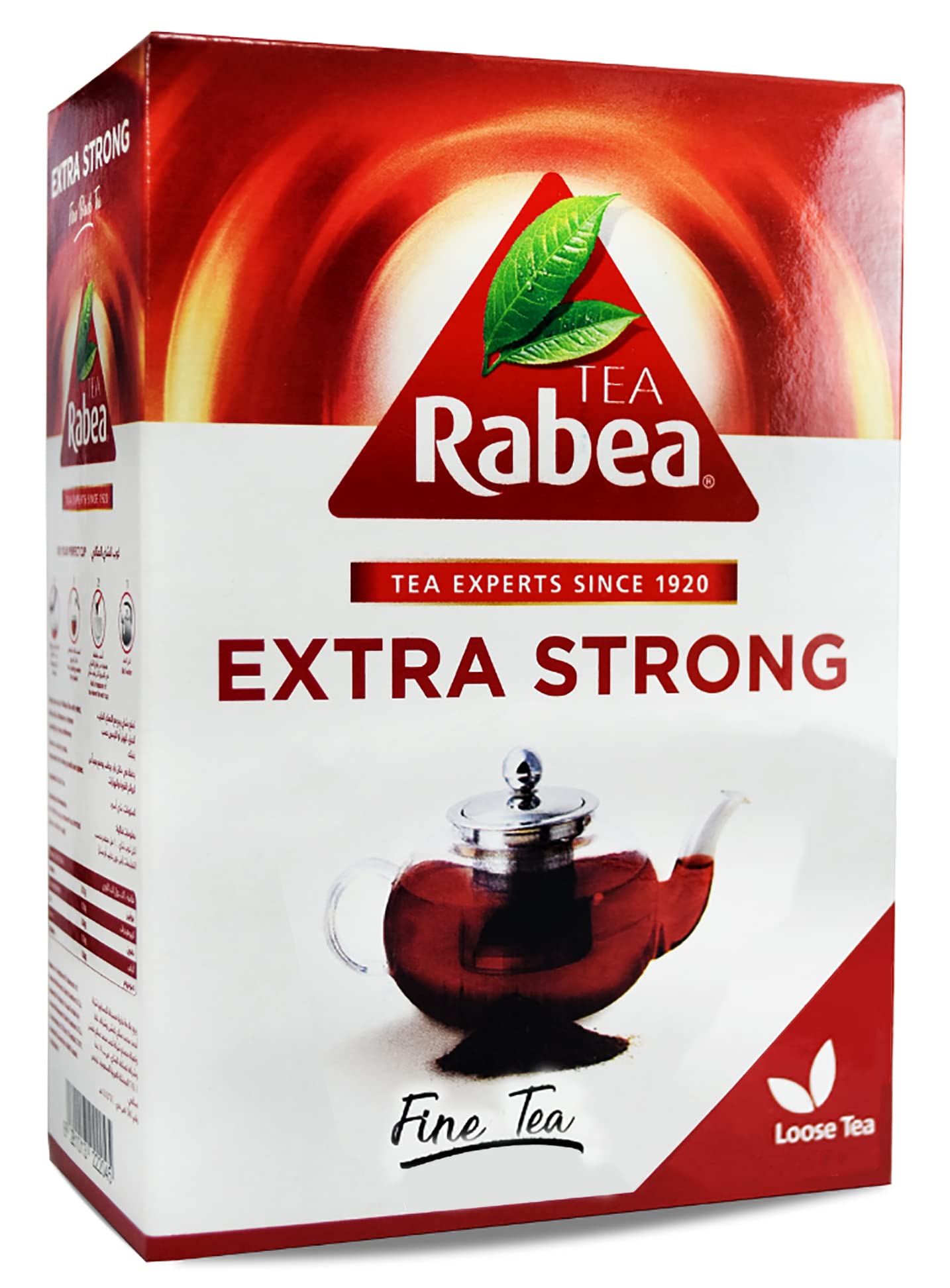 RABEA Extra Strong Black Tea Pure Oriental Teas Natural Traditional Arabic Arabian Saudi Arabia Strong Rich Taste Breakfast (3.52 oz / 100 gm) ???