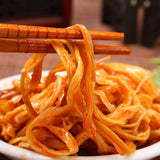 Snack Food Gifts Latiao Spicy Enoki Mushroom - Spicy Red Oil Enoki Mushroom Spicy Strip Series Ready-to-Eat Pickled Vegetables, Snack Food Chili Sauce