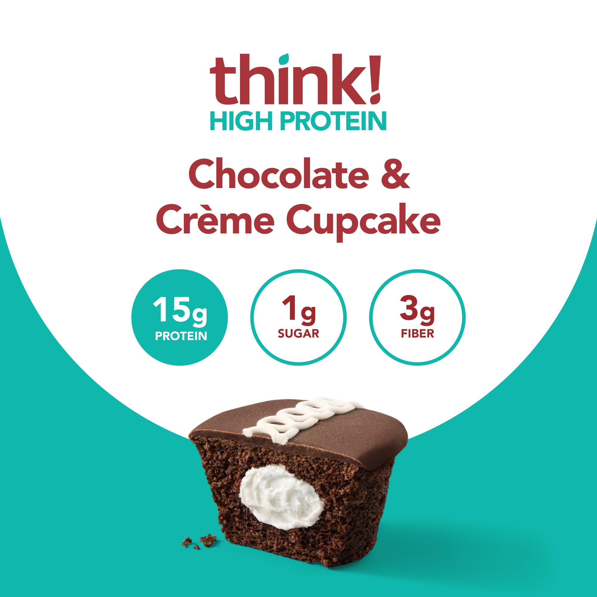 THINK! High Protein CHOC CREME CUPCAKE 5CT