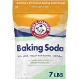 ARM & HAMMER Baking Soda, Multi-Purpose 100% Pure Sodium Bicarbonate Powder for Cooking, Baking, Cleaning, Laundry, Deodorizing, DIY & More, 7 Lbs