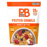 PBfit Peanut Butter Protein Granola, 15g Plant-Based Protein 22% DV, Made with Whole Grain Oats and Chia Seeds, Gluten Free, for Snacks Cereals