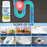2026 Upgrade Wild Tornado Pipe Dredge, Powerful Sink Drain Cleaner, Multi-functional Drains Cleaners Fast Foaming for Kitchen Toilet Pipeline Quick