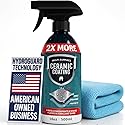 Ceramic Coating Spray for Stainless Steel Appliances - 16 oz Home Ceramic Coating with Microfiber Towel, Hydrophobic Protector Repels Water Spots