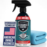 Ceramic Coating Spray for Stainless Steel Appliances - 16 oz Home Ceramic Coating with Microfiber Towel, Hydrophobic Protector Repels Water Spots