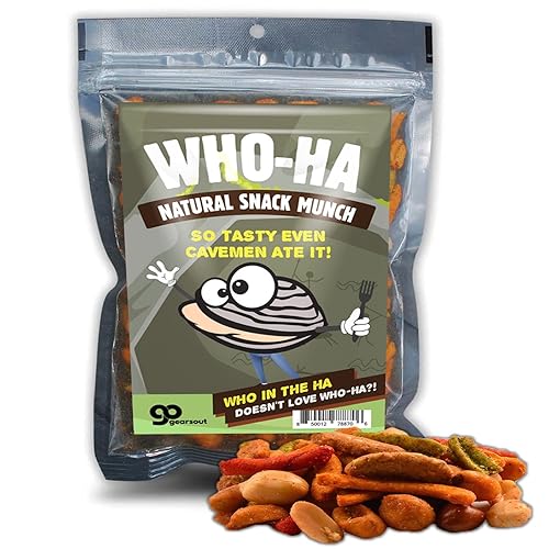 Who-Ha Natural Snack Munch - Funny Spicy Trail Mix for Men and Women, Gourmet Gifts, Made in the USA