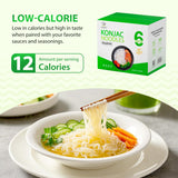 Soeos Konjac Noodles, Spaghetti Pasta, 8.8 oz (250g)*6 Pack, Low Calorie, Low Carb, Keto and Paleo Friendly Shirataki Noodle, Gluten-Free, Fat Free