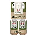 Scotch-Brite Greener Clean Lint Roller Twin Pack, 100 Sheets, Reusable Lint Rollers for Clothes, Furniture, and Pet Hair, Tidy Up Fabrics with a More