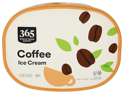 365 by Whole Foods Market, Coffee Ice Cream, 1.5 QT