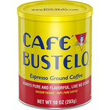 Café Bustelo Espresso Dark Roast Ground Coffee, 10 Ounces (Pack of 12)