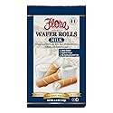 Flora Wafer Rolls Milk - Light & Crispy Rolled Wafers with Milk Cream - Oven Baked Italian Snack - 4.4 oz (125g)