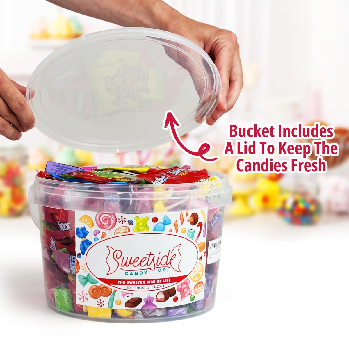 Bulk Candy Variety Pack - 2 Pound Care Package Assorted Basket, Snack Food Gift, Office Assortment Gift for Birthday Party, Kids, College Students
