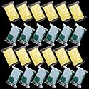 Sponge Individually Wrapped?Kitchen Dishwashing Sponge Scouring Pad Dishcloth Suitable for Travel Apartments Set of 24 PCS