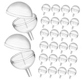 Zerodeko 80pcs Elegant Chocolate Bouquet Holders Candy Bouquet Wrappers Wedding Chocolate Packaging Party Display Cups