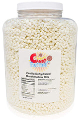 Sarah's Candy Factory Vanilla Mini Dehydrated Marshmallows in Jar - Mini Marshmallow Bits for Hot Cocoa 2.5 Lbs