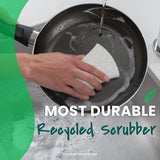 Scotch-Brite Greener Clean Non-Scratch Scrub Sponge, Sponge for Washing Dishes, Cleaning Kitchen, Superior Performance and Made with Sustainable