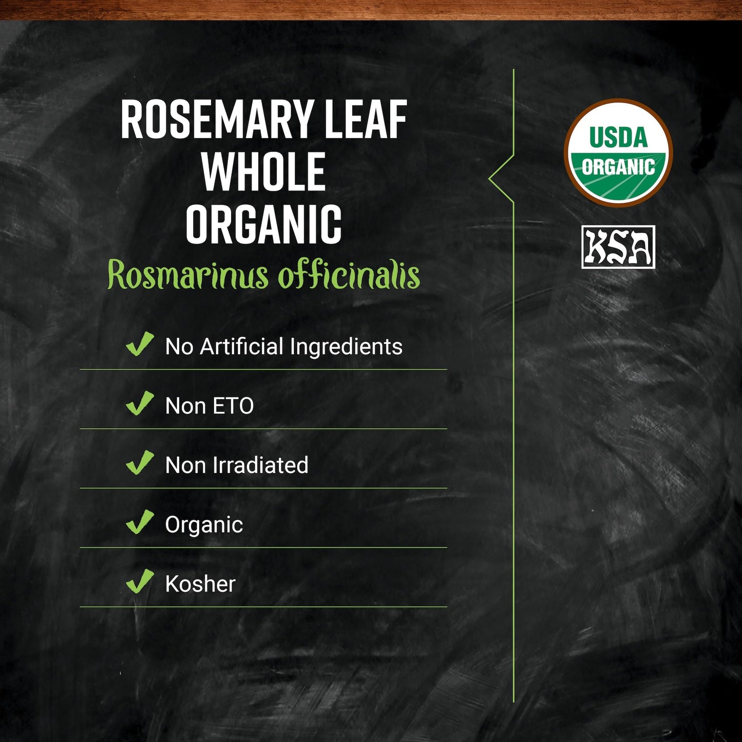 Frontier Co-op Organic Whole Rosemary Leaf 1lb