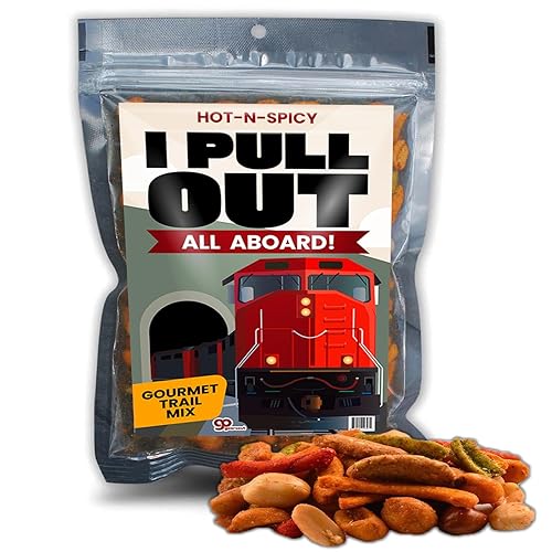 I Pull Out Train Trail Mix - Premium Nutty, Fruity Snacks - Gourmet Blend for Delightful Energy Snacking and On-the-Go Enjoyment