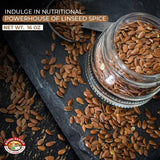 Angel Brand Linseed Flax Seeds 16 oz Pouch - Nutritional Powerhouse of flaxseed Spice - Perfect for Smoothie, Yogurt, Oatmeal & Salads