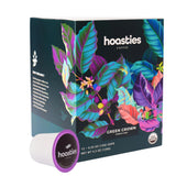 Hoasties Coffee Green Crown - USDA Organic Medium Roast Single Serve Coffee Pods, 100% Colombian Arabica, Pesticide & Chemical-Free, 12 Count