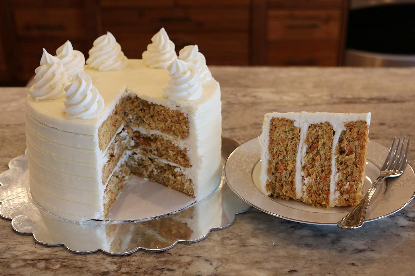 Mom's Place Gluten-Free Carrot Cake Mix - Moist, Spiced, and Dairy-Free - Allergen-Friendly, Non-GMO, Easy to Prepare 15.3 Oz
