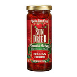 Bella Sun Luci Sun-Dried Tomato Halves in Premium Oil with Italian Herbs, Ready-to-Use Mediterranean Ingredient for Pasta, Salads & Pizza, 8.5 oz