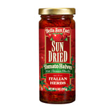 Bella Sun Luci Sun-Dried Tomato Halves in Premium Oil with Italian Herbs, Ready-to-Use Mediterranean Ingredient for Pasta, Salads & Pizza, 8.5 oz