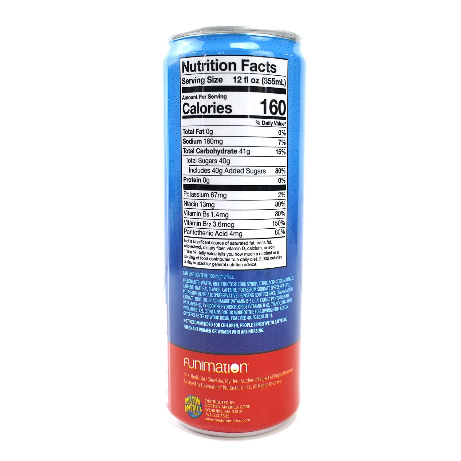 My Hero Academia All Might Plus Ultra Energy Drink (2 Pack) 12 FL OZ (355mL) Can With 2 GosuToys Stickers