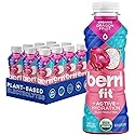 Berri Fit Hydration - Organic Dragon Fruit Flavor Natural Sports Drink - Plant-Based Electrolyte Beverage - Low Calorie, Paleo Coconut Water Solution