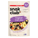 Snak Club Tropical Trail Mix with Peanuts, Dried Papaya, Raisins, Banana Chips, Dried Pineapple, Coconut Chips, and Almonds, Gluten-Free and Kosher