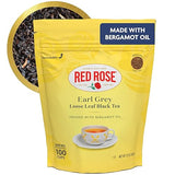 Red Rose Earl Grey, Loose Leaf, Black Tea, With Bergamot Oil, 12 oz
