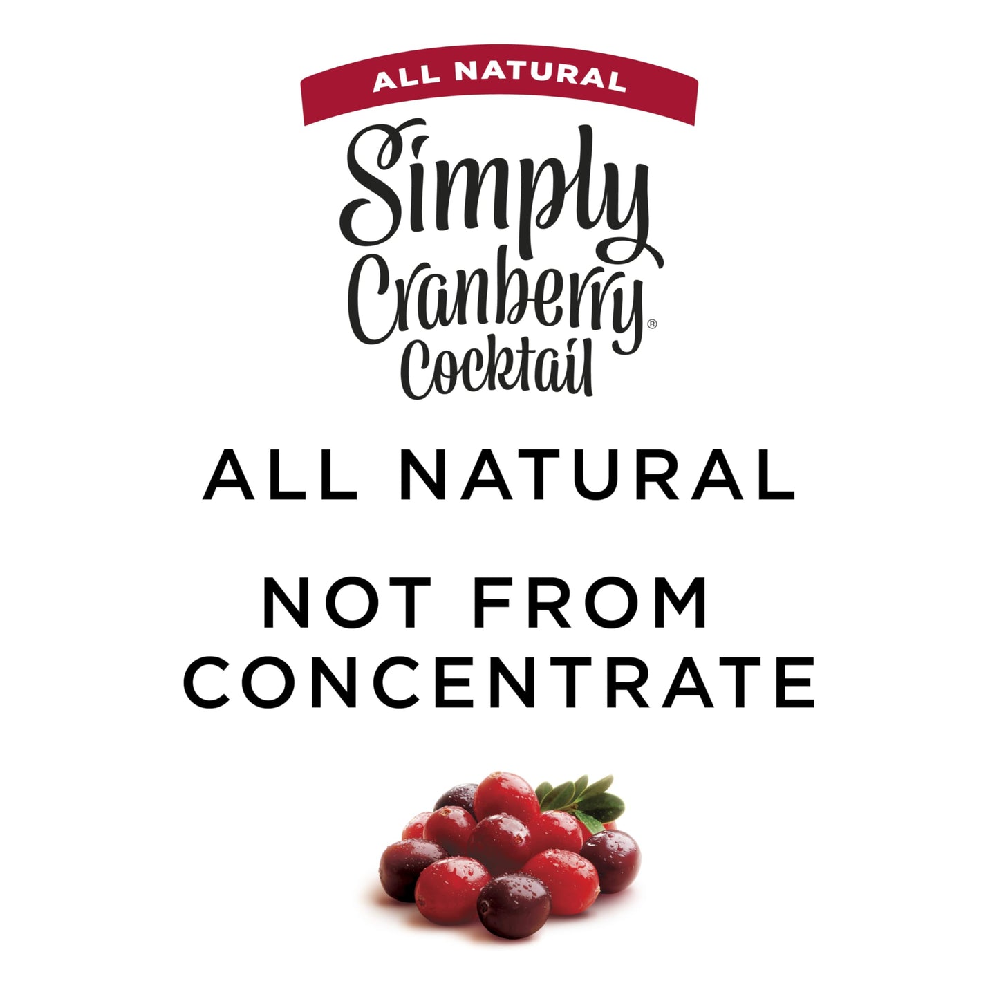 Simply Cranberry Cocktail, 52 Fl Oz Bottle