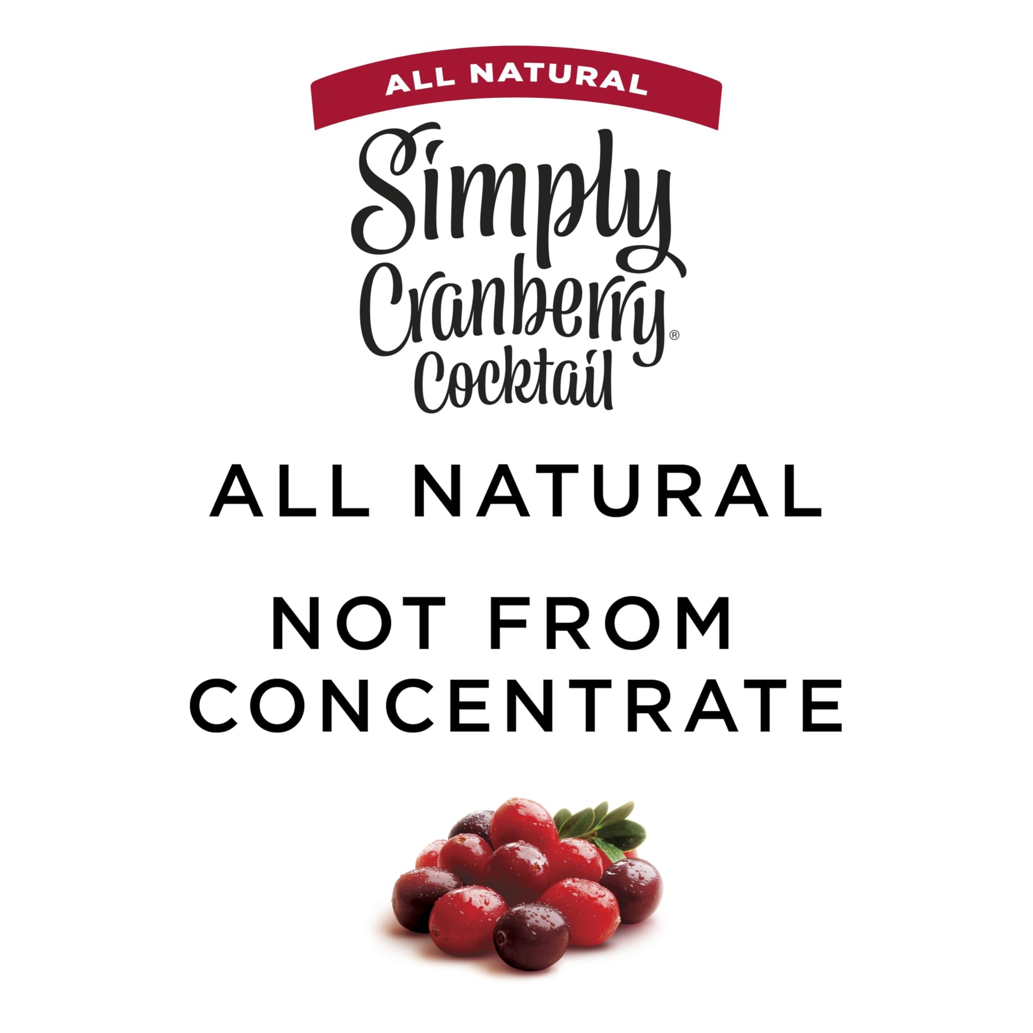 Simply Cranberry Cocktail, 52 Fl Oz Bottle