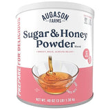 Sugar and Honey Powder Mix Can Emergency Food Supply, 227 Servings, 30 Year Shelf Life - Dry Honey and Sugar Powder Blend Sweetener for Baking