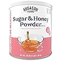 Sugar and Honey Powder Mix Can Emergency Food Supply, 227 Servings, 30 Year Shelf Life - Dry Honey and Sugar Powder Blend Sweetener for Baking